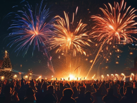 跨年活动，点燃新年的激情与希望，倒计时，点燃激情，迎接希望的跨年狂欢